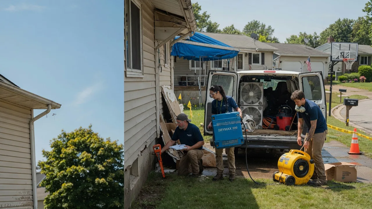Ceiling Leak Cleanup in Hopewell, PA near me